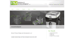 Desktop Screenshot of pmproductdevelopment.com